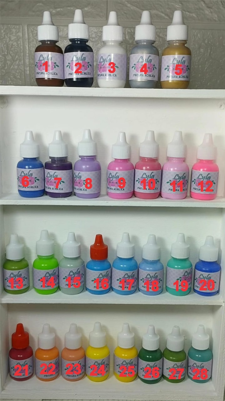 Pinturas acrílicas